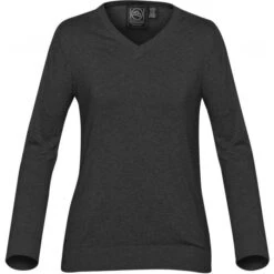 Stormtech Women's Black Laguna V-Neck Sweater