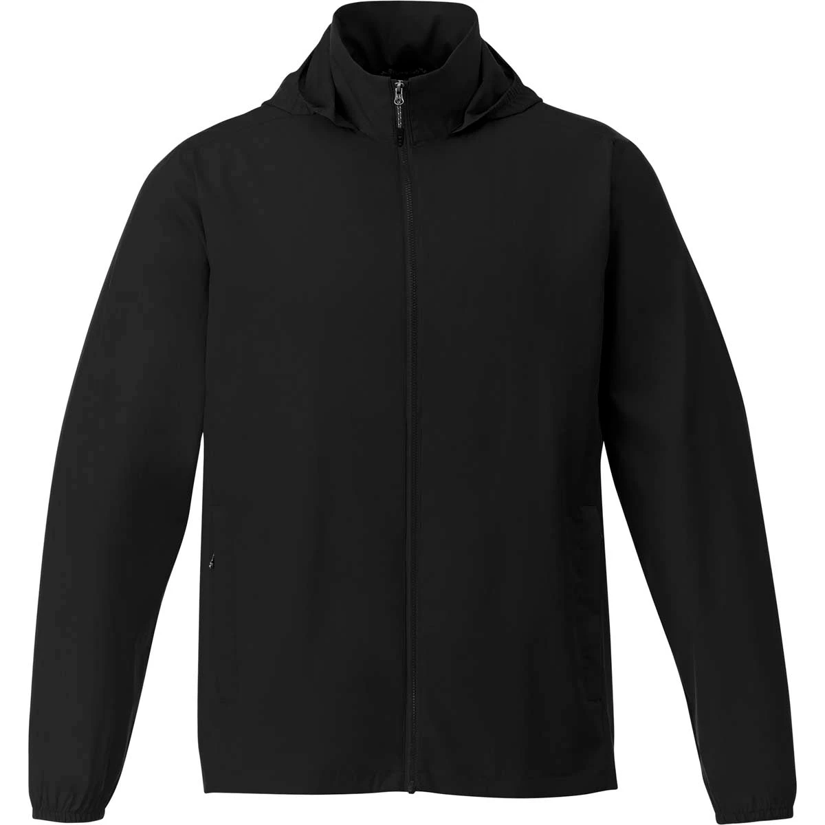 Elevate Men's Black Toba Packable Jacket 1 Elevate Men's Black Toba Packable Jacket