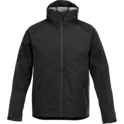 Elevate Men's Black Index Softshell Jacket