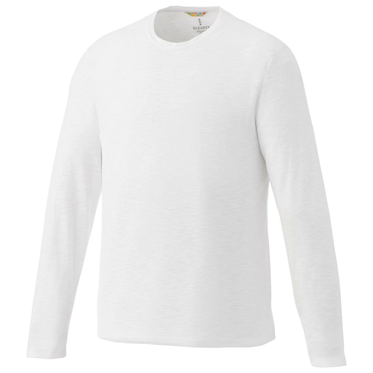 Elevate Men's White Holt Long Sleeve Tee 1 Elevate Men's White Holt Long Sleeve Tee