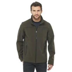 Elevate Men's Amazon Green Vernon Softshell Jacket -Sportswear Shop TM19350 Amazon Green HTF