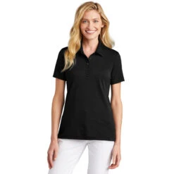 TravisMathew Women's Black Oceanside Solid Polo -Sportswear Shop TM1WW001 Black HTF
