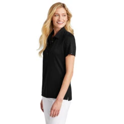 TravisMathew Women's Black Oceanside Solid Polo -Sportswear Shop TM1WW001 Black HTS