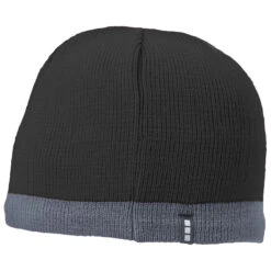 Elevate Black/Steel Grey Cogent Knit Beanie