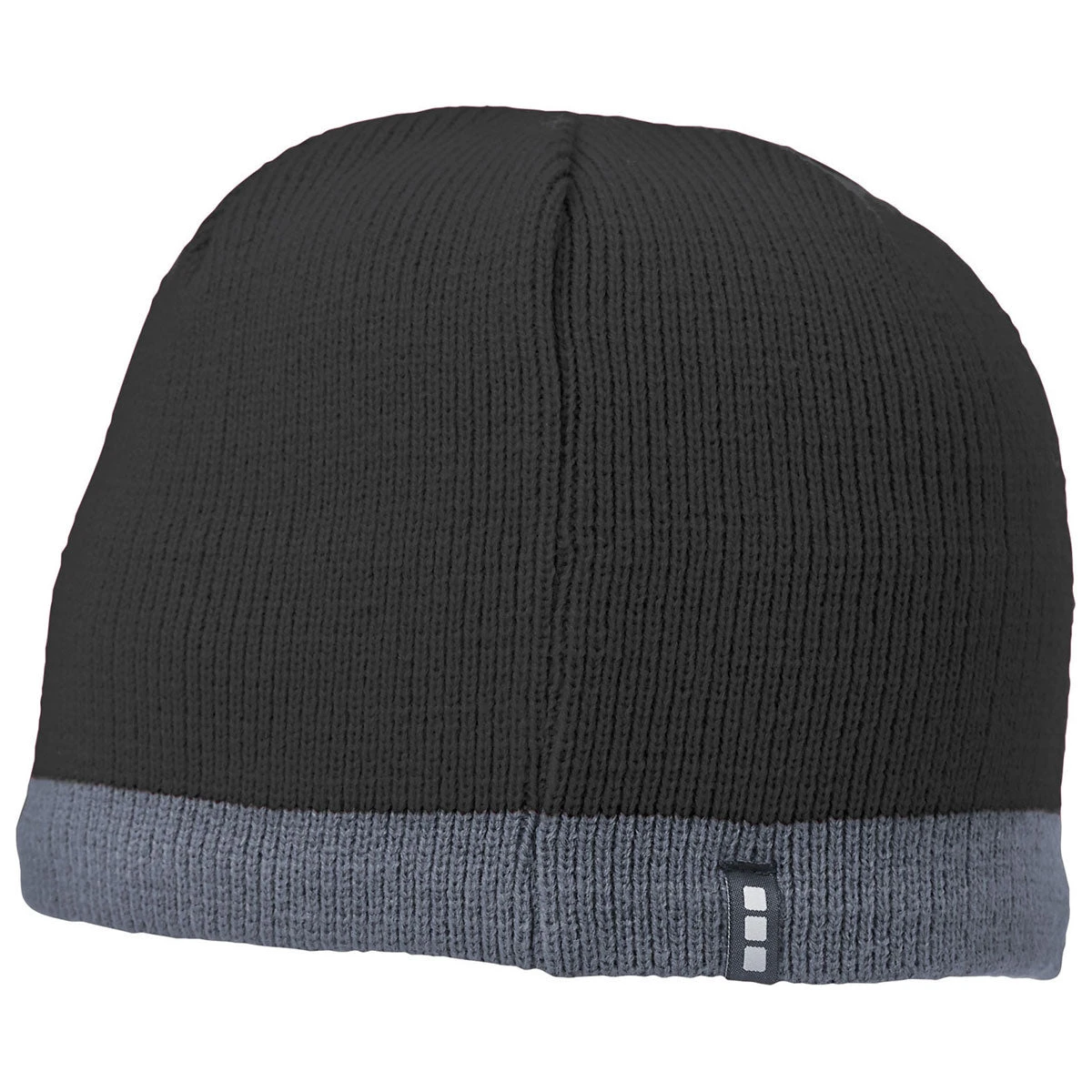 Elevate Black/Steel Grey Cogent Knit Beanie 1 Elevate Black/Steel Grey Cogent Knit Beanie