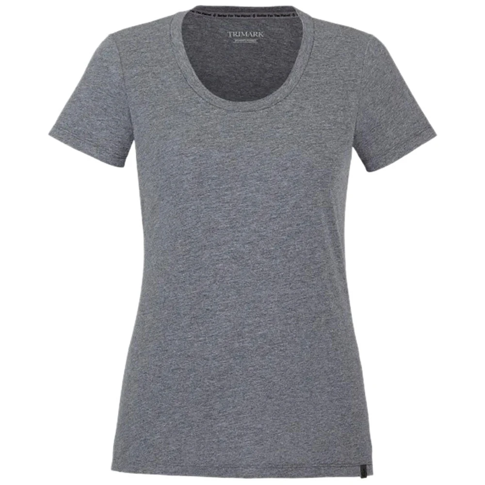 Elevate Women's Heather Charcoal Somoto Eco Short Sleeve Tee 1 Elevate Women's Heather Charcoal Somoto Eco Short Sleeve Tee