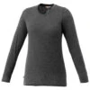 Elevate Women's Heather Dark Charcoal Holt Long Sleeve Tee