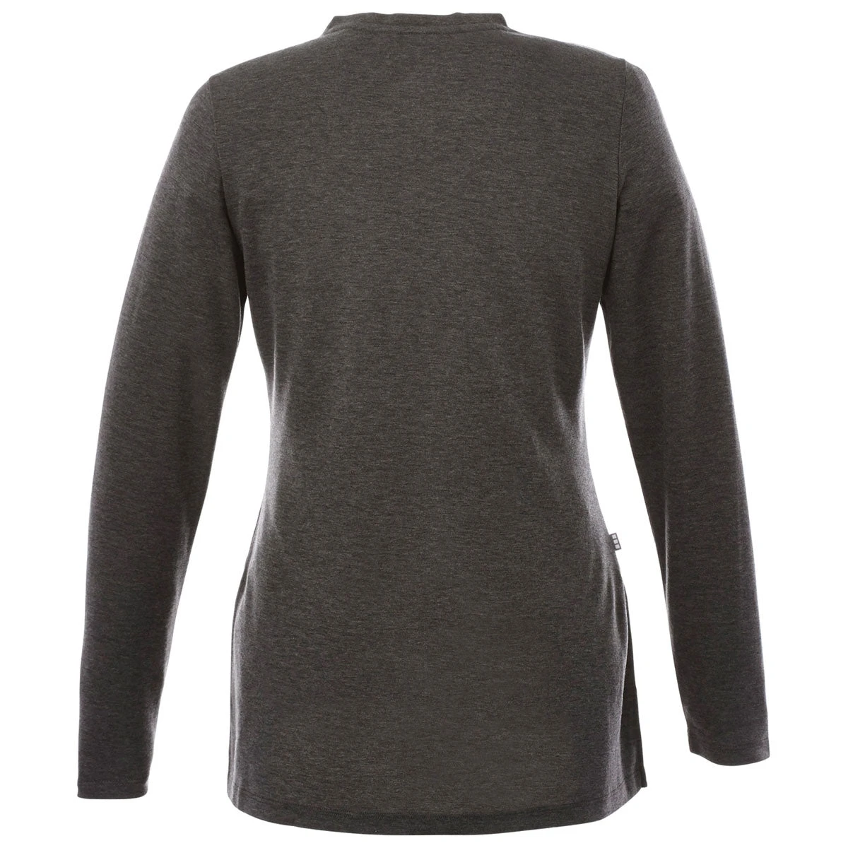 Elevate Women's Heather Dark Charcoal Bromley Knit V-Neck 2 Elevate Women's Heather Dark Charcoal Bromley Knit V-Neck - Image 2