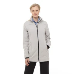 Elevate Women's Fossil Vernon Softshell Jacket -Sportswear Shop TM99350 Fossil HTF