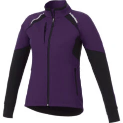 Elevate Women's Dark Plum Sitka Hybrid Softshell Jacket