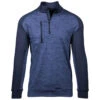 Levelwear Men's Navy Rampart Quarter Zip Pullover