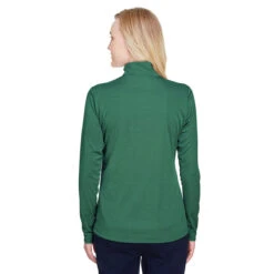 Team 365 Women's Sport Forest Heather Zone Sonic Heather Performance Quarter-Zip -Sportswear Shop TT31HW Sport Forest Heather HTB