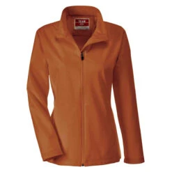 Team 365 Women's Sport Burnt Orange Leader Soft Shell Jacket