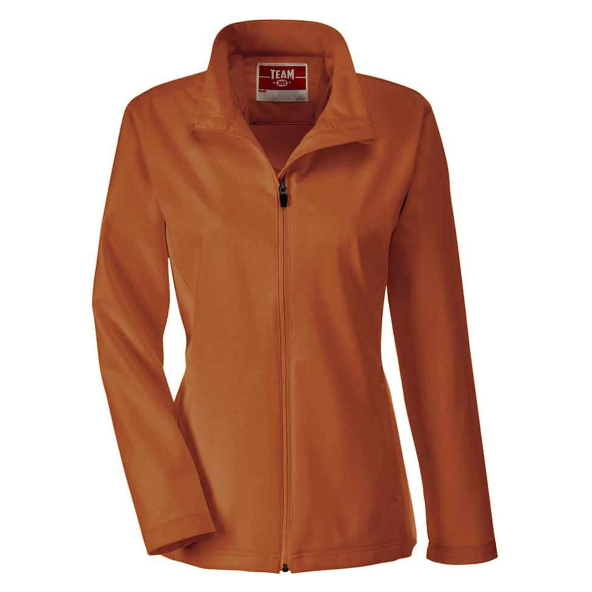 Team 365 Women's Sport Burnt Orange Leader Soft Shell Jacket 1 Team 365 Women's Sport Burnt Orange Leader Soft Shell Jacket