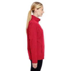 Team 365 Women's Sport Red Leader Soft Shell Jacket -Sportswear Shop TT80W Sport Red HTS