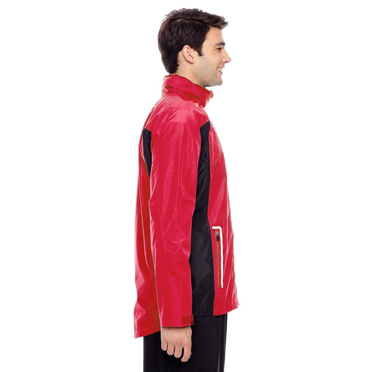 Team 365 Men's Sport Red Dominator Waterproof Jacket 4 Team 365 Men's Sport Red Dominator Waterproof Jacket - Image 4