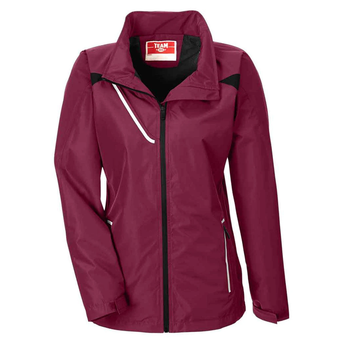 Team 365 Women's Sport Maroon Dominator Waterproof Jacket 1 Team 365 Women's Sport Maroon Dominator Waterproof Jacket