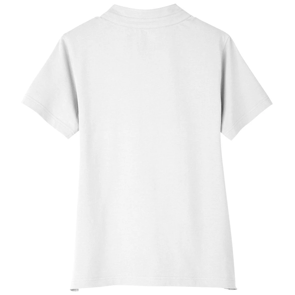 UltraClub Women's White Lakeshore Stretch Cotton Performance Polo 2 UltraClub Women's White Lakeshore Stretch Cotton Performance Polo - Image 2