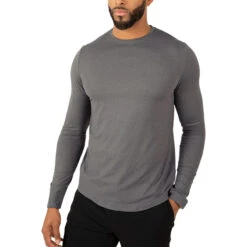 UNRL Men's Heather Steel Ultra Long Sleeve -Sportswear Shop ULTR LS HSTL HTF