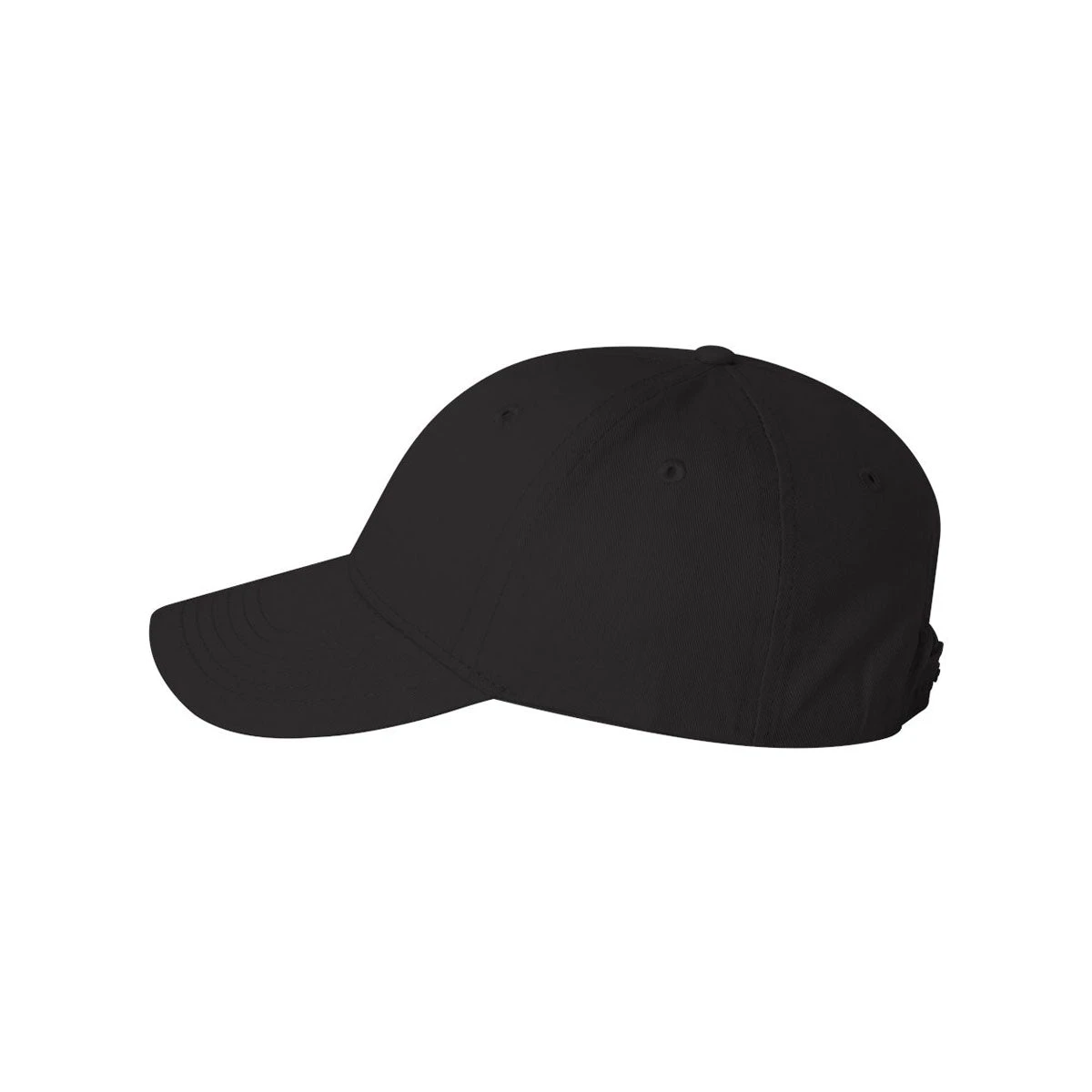 Valucap Black Twill Cap 3 Valucap Black Twill Cap - Image 3