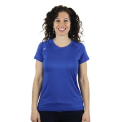 Zusa Women's Royal Breezy Tee -Sportswear Shop W blue front 1 f0605157 56cf 4719 83fe 60665ae906d8
