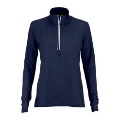 Greg Norman Women's Navy Play Dry 1/4-Zip Active Pullover