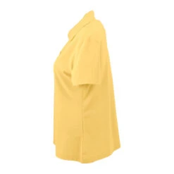 Greg Norman Women's Core Yellow Play Dry Performance Mesh Polo -Sportswear Shop WNS3K445 Core Yellow L