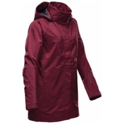 Stormtech Women's Burgundy Mission Technical Shell Jacket -Sportswear Shop XNJ 1W Burgundy S