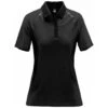 Stormtech Women's Black Neutrino Technical Polo