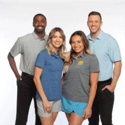 Zusa 3 Day Women's Steel/Black Heather Stripe Polo -Sportswear Shop Z200 102 475 ZW200 413 036 1024x1024 85965488 3ce5 4159 83c9 e8d931af2fdf