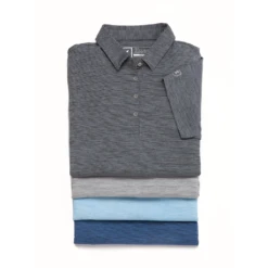 Zusa Men's Steel/Black Heather Stripe Polo -Sportswear Shop Z200 all colors stack 1024x1024 82c8cc80 7795 44d2 a7d6 8f3179fa0b1e