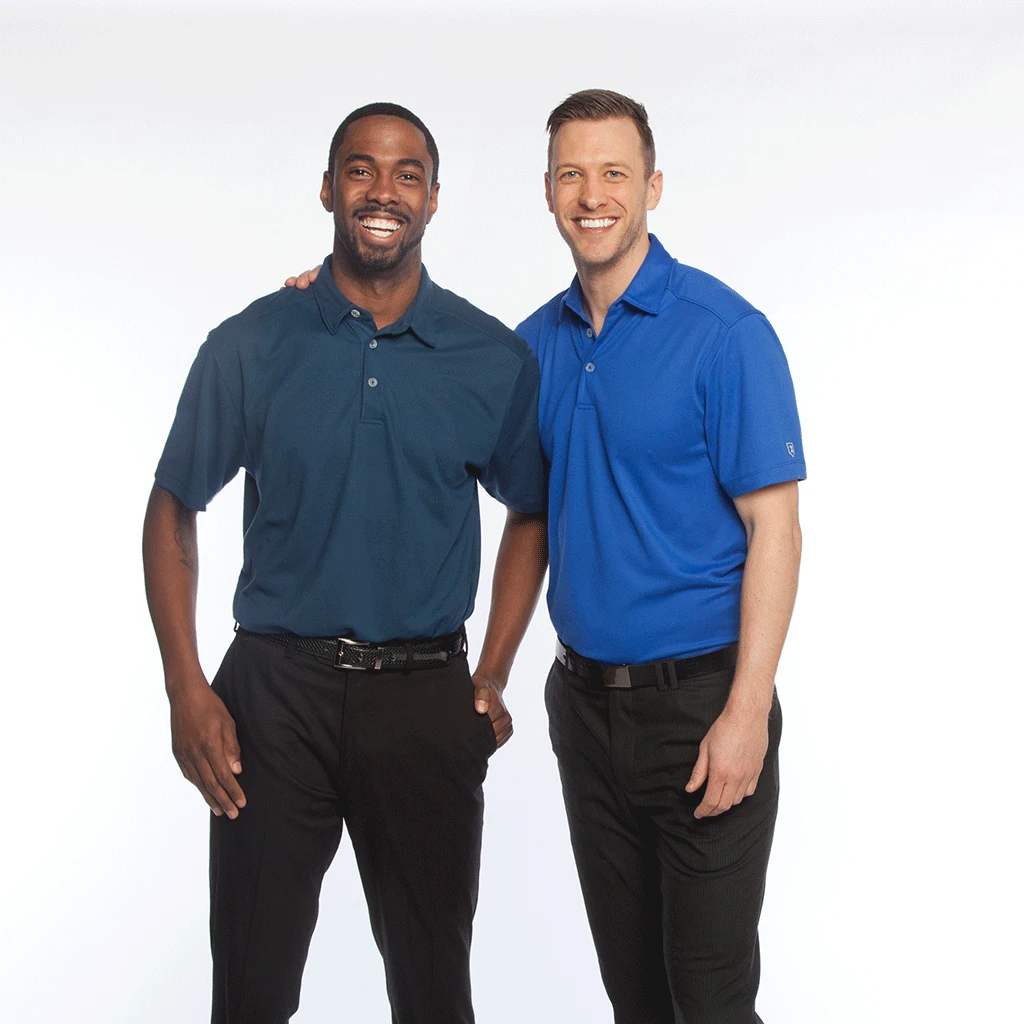 Zusa Men's Navy Everyday Pique Polo 5 Zusa Men's Navy Everyday Pique Polo - Image 5