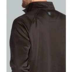 Zusa Men's Black Influencer Quarter Zip -Sportswear Shop Z300 Back