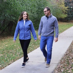 Zusa 3 Day Women's True Navy Heather Midtown Fleece Full Zip -Sportswear Shop Z400 Grey ZW400 Blue Lifestyle 936x936 4cab65a6 853e 43b3 8a5f b305353b0a59