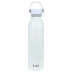Built White 24 Oz Cascade Bottle With Handle Lid