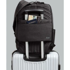 Zusa Black Heather Structured Transit Pack -Sportswear Shop Z600 Luggage Strap