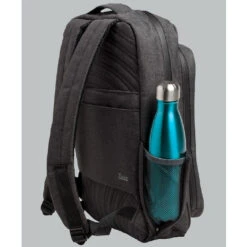 Zusa Black Heather Structured Transit Pack -Sportswear Shop Z600 Water Bottle Pocket