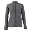 Zusa Women's Light Grey Heather Midtown Fleece Full Zip