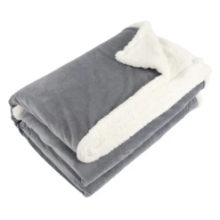 Zusa 3 Day Charcoal/Ivory Oversized Sherpa ZZZs Blanket -Sportswear Shop Zzz Gray 1 8022e909 8266 4076 b2dc 5bbbd1cf3817