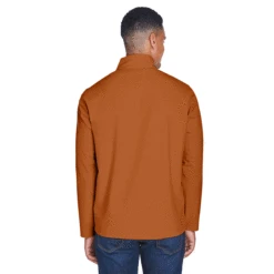 Team 365 Men's Burnt Orange Leader Soft Shell Jacket -Sportswear Shop tt80 dc z bk