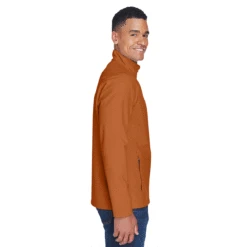 Team 365 Men's Burnt Orange Leader Soft Shell Jacket -Sportswear Shop tt80 dc z sd